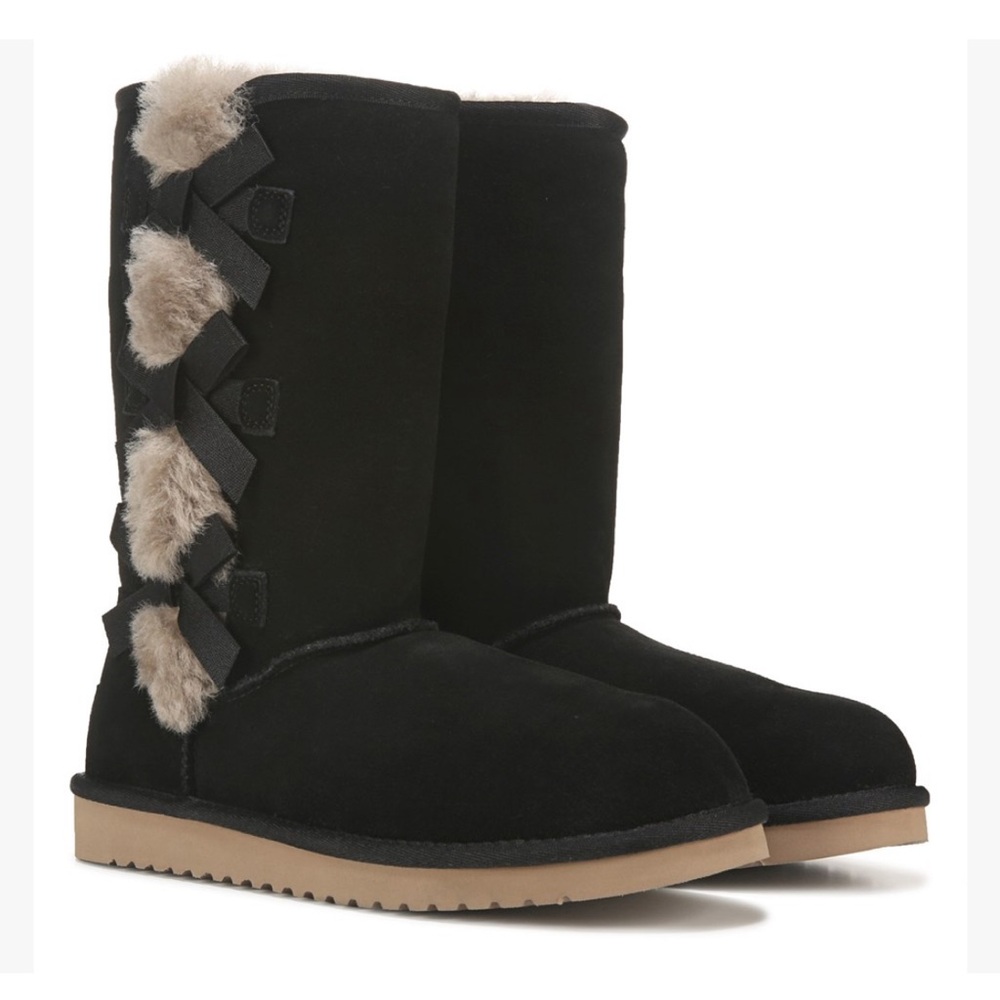 Koolaburra by UGG Women's Victoria Tall Winter Boot Black Size 9 NEW